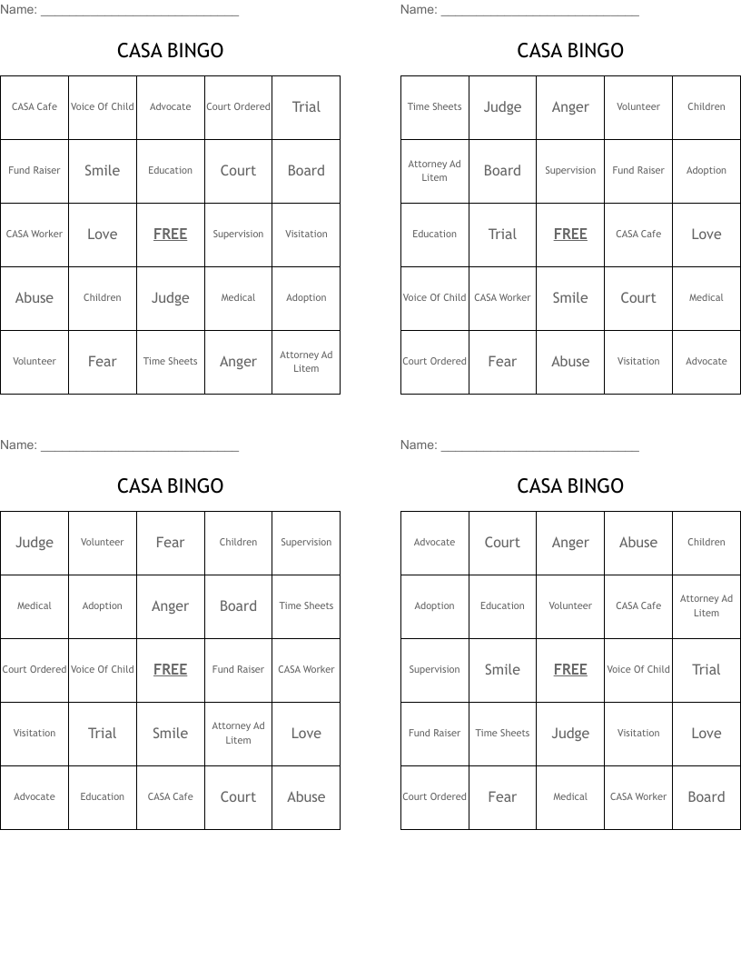 CASA BINGO