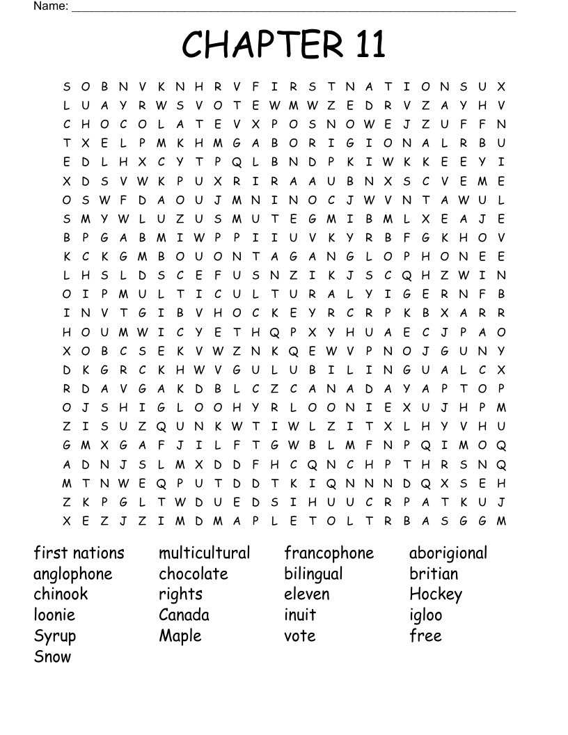 CHAPTER 11 Word Search