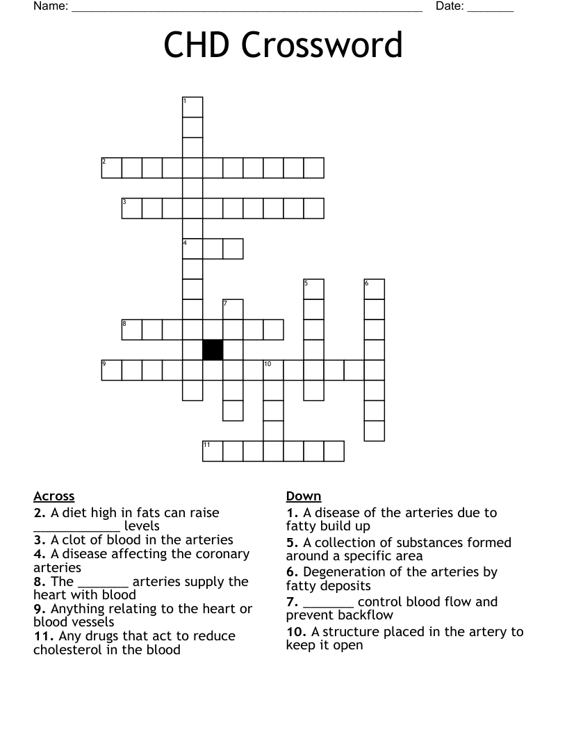 CHD Crossword