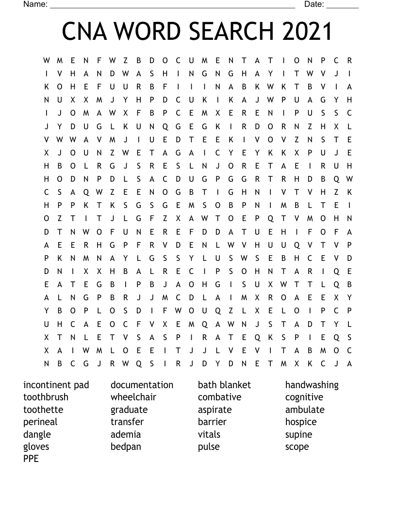CNA WORD SEARCH 2021