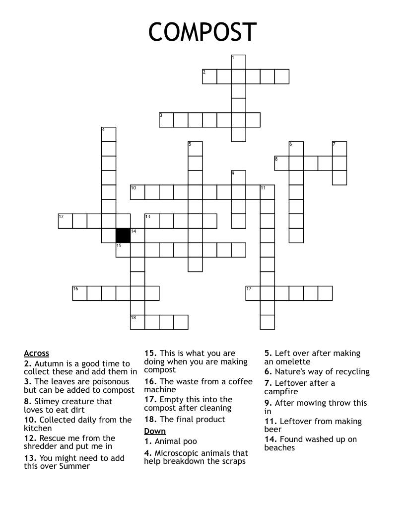 COMPOST Crossword