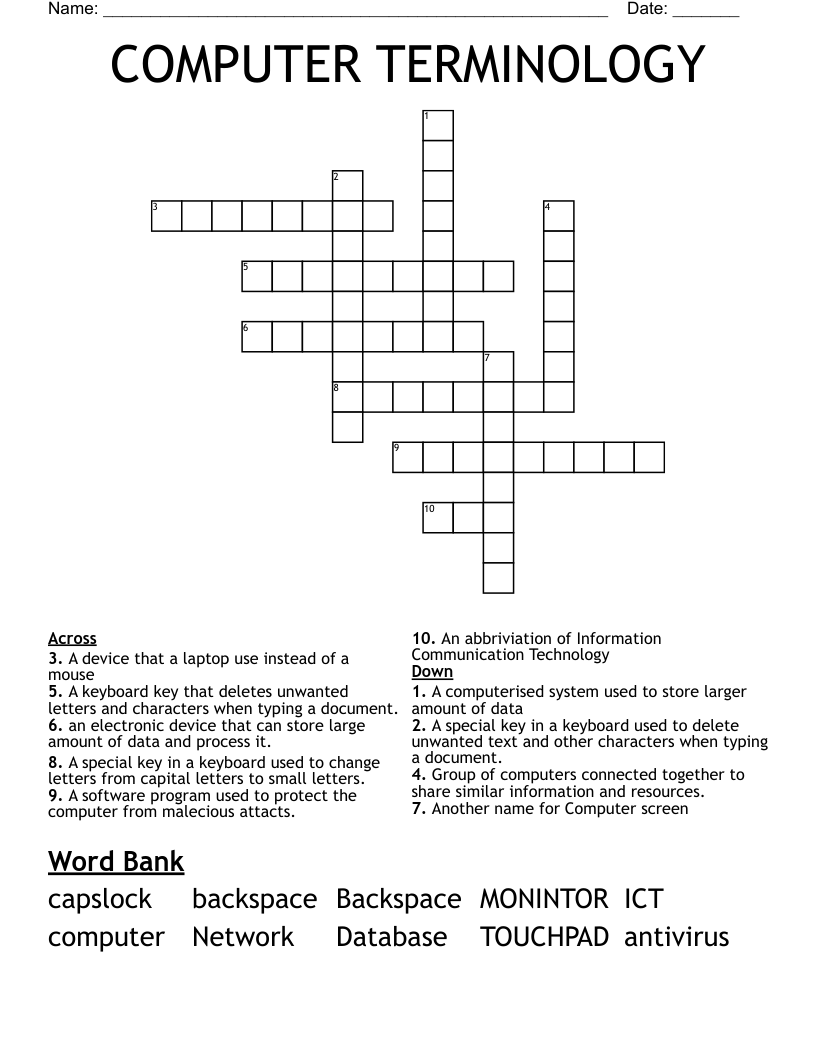 COMPUTER TERMINOLOGY