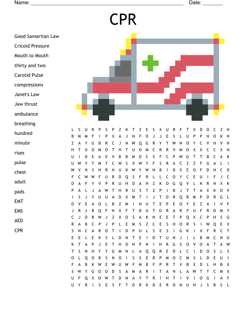CPR Word Search