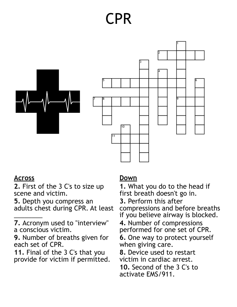 CPR Crossword