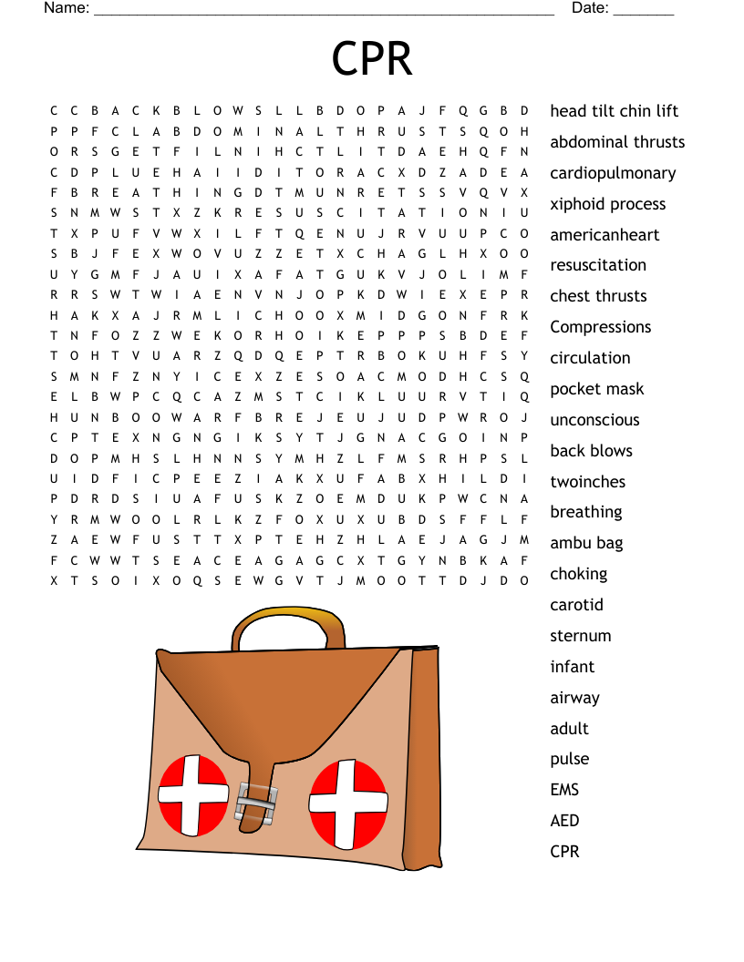 CPR Word Search