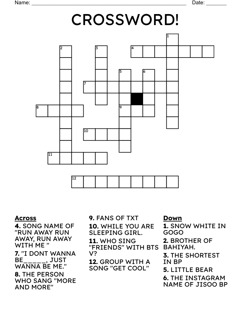CROSSWORD!