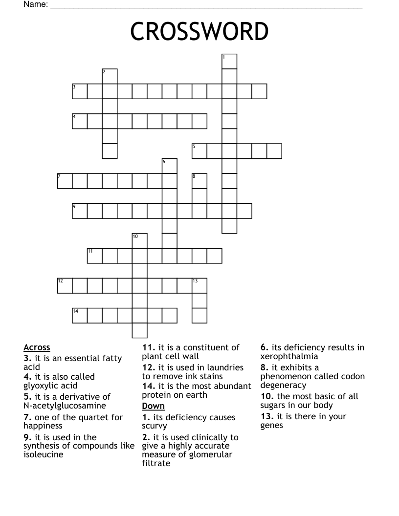 CROSSWORD 