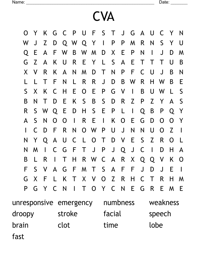 CVA Word Search
