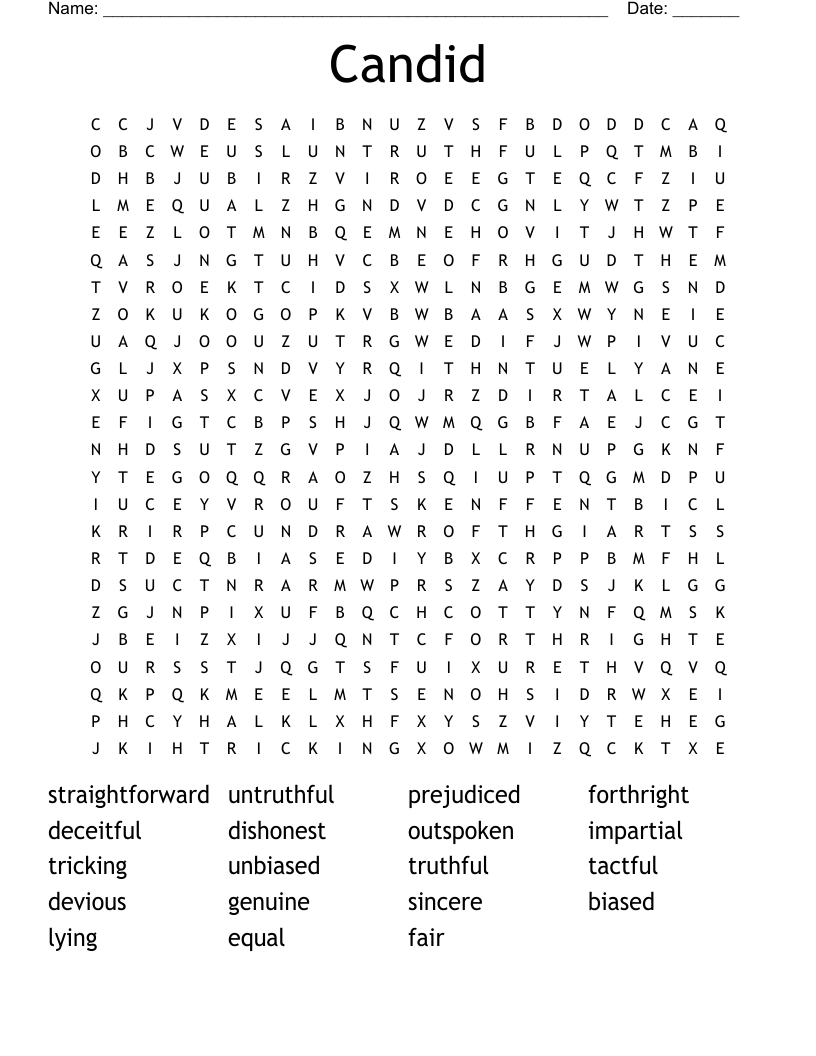 Candid Word Search