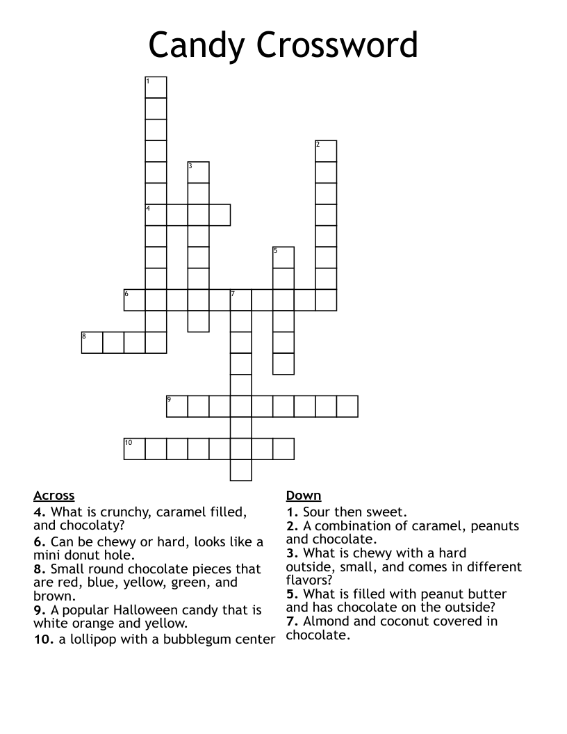 Candy Crossword