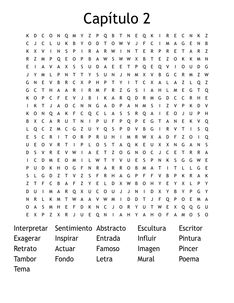 Capítulo 2  Word Search