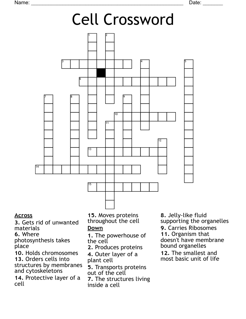 Cell Crossword