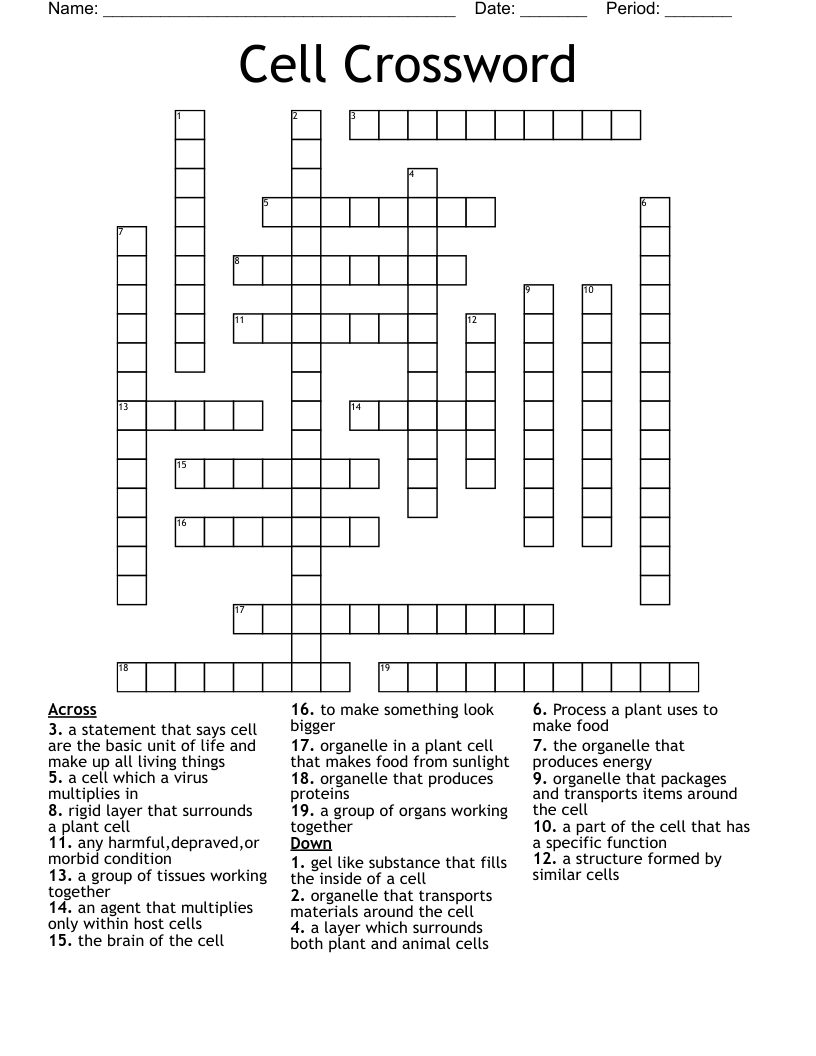 Cell Crossword