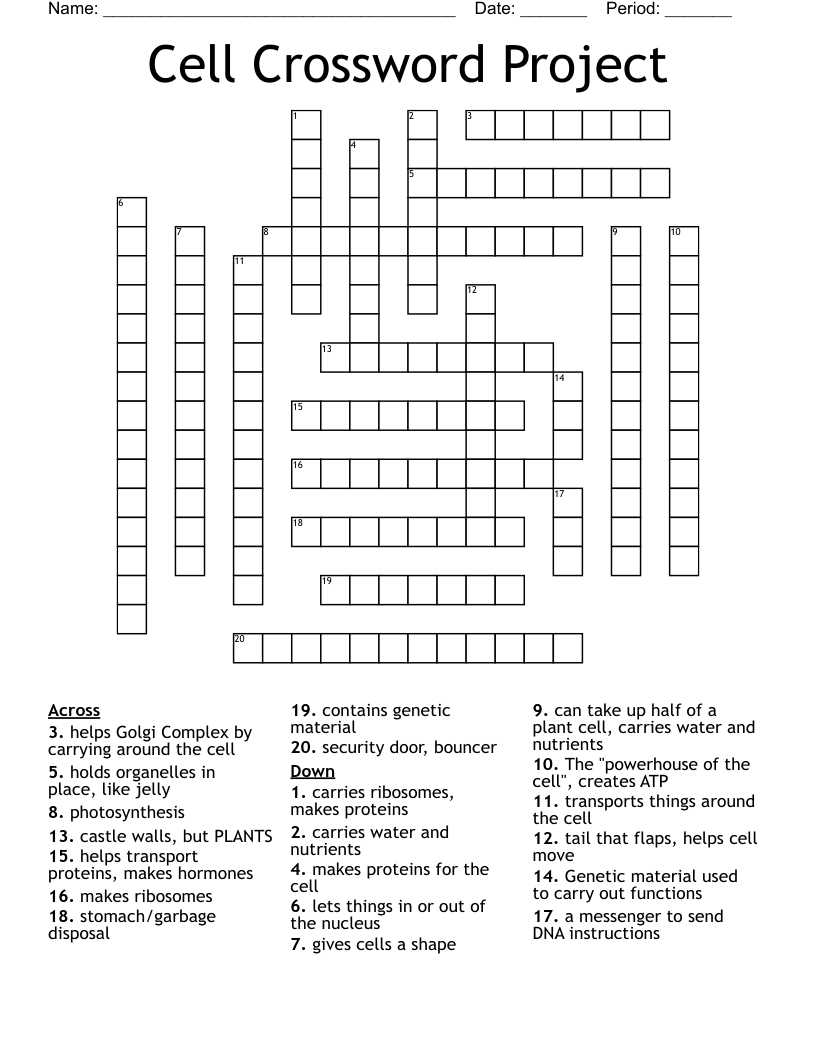 Cell Crossword Project
