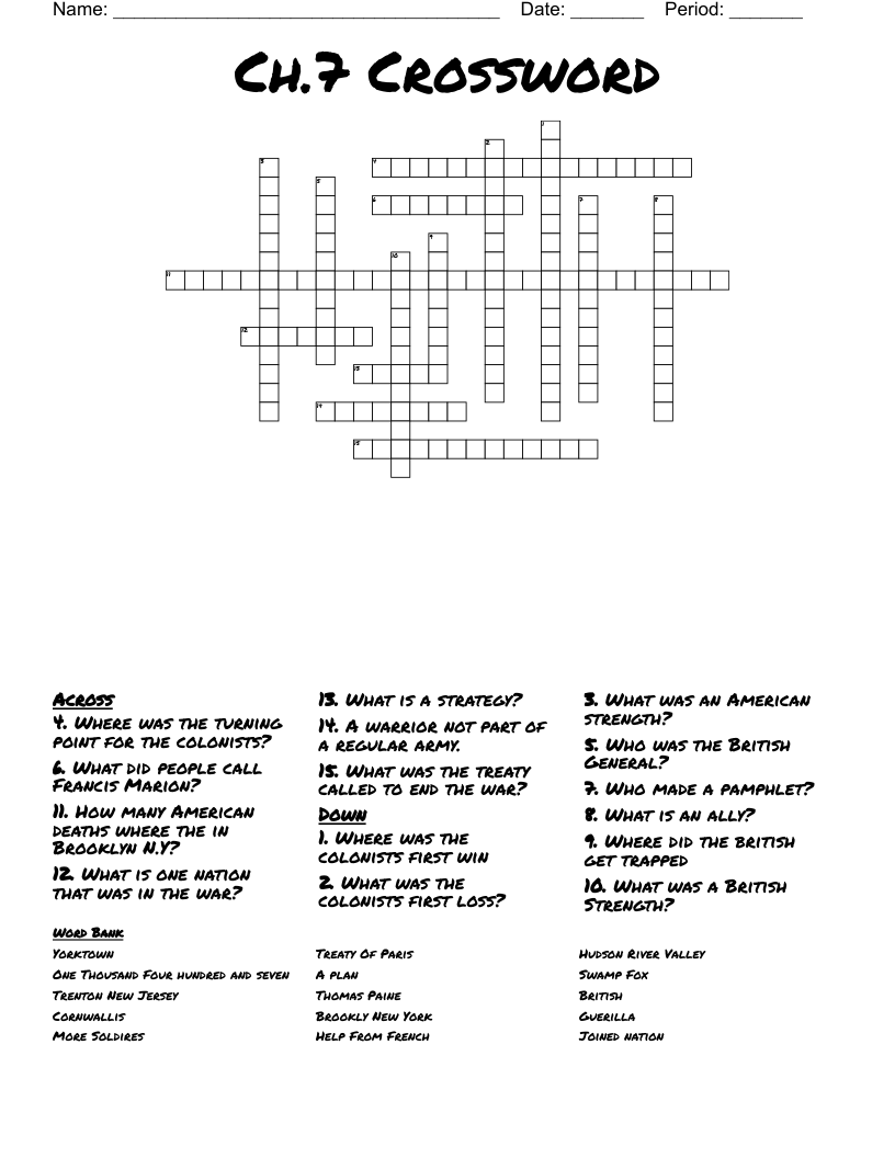Ch.7 Crossword