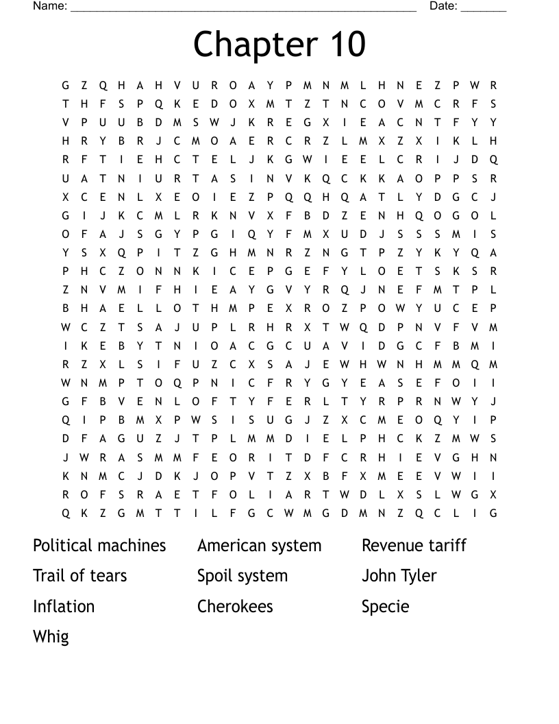 Chapter 10  Word Search