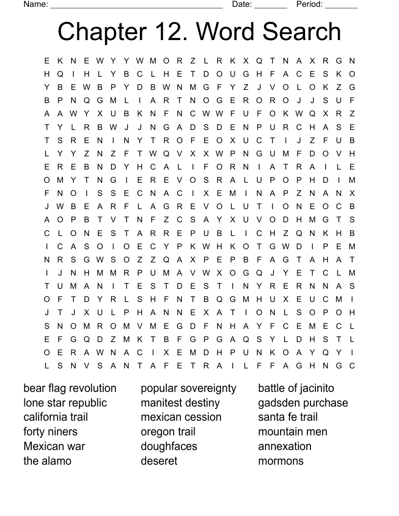 Chapter 12.  Word Search 