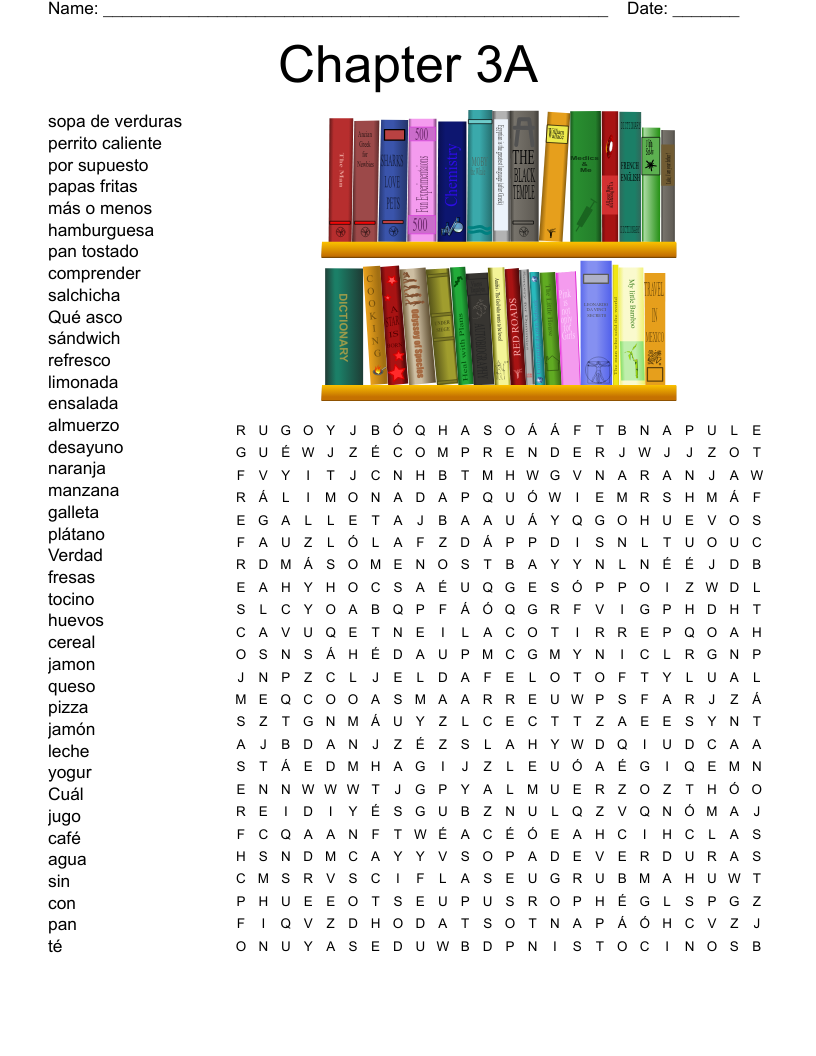 Chapter 3A Word Search