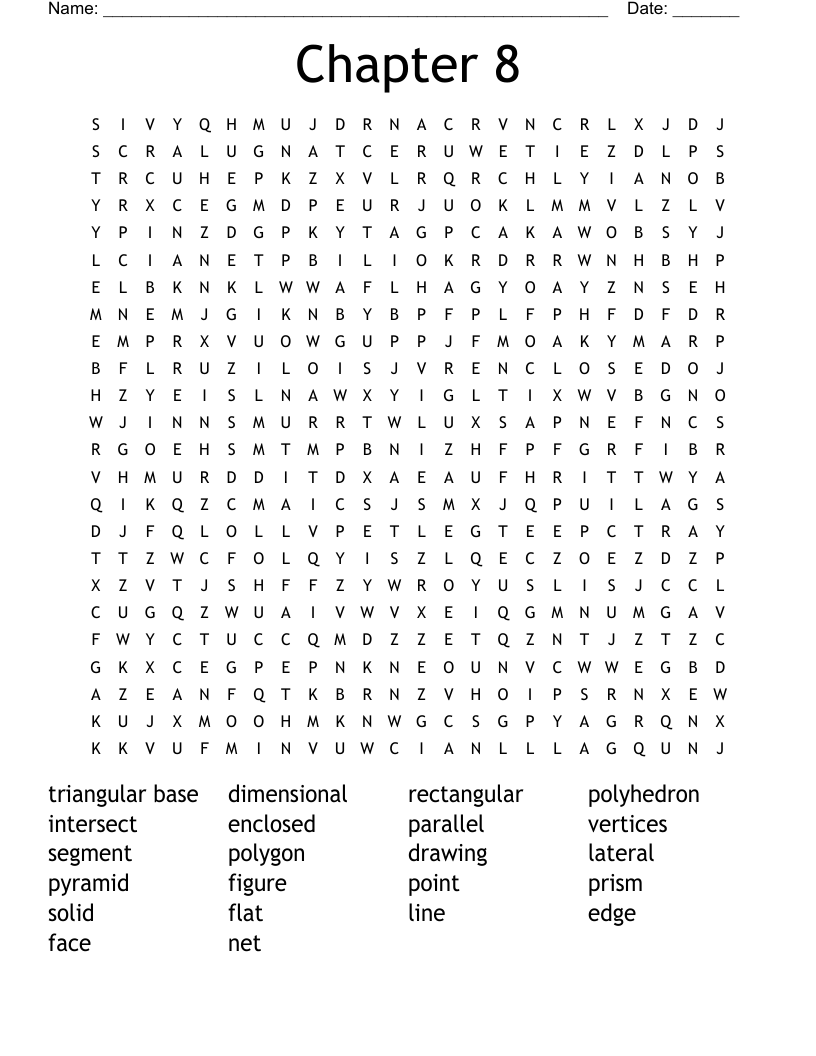 Chapter 8 Word Search