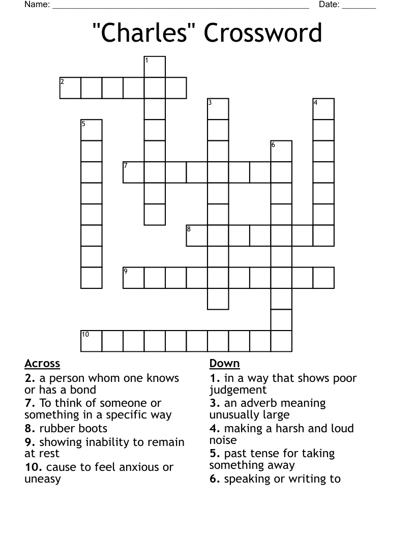 "Charles" Crossword