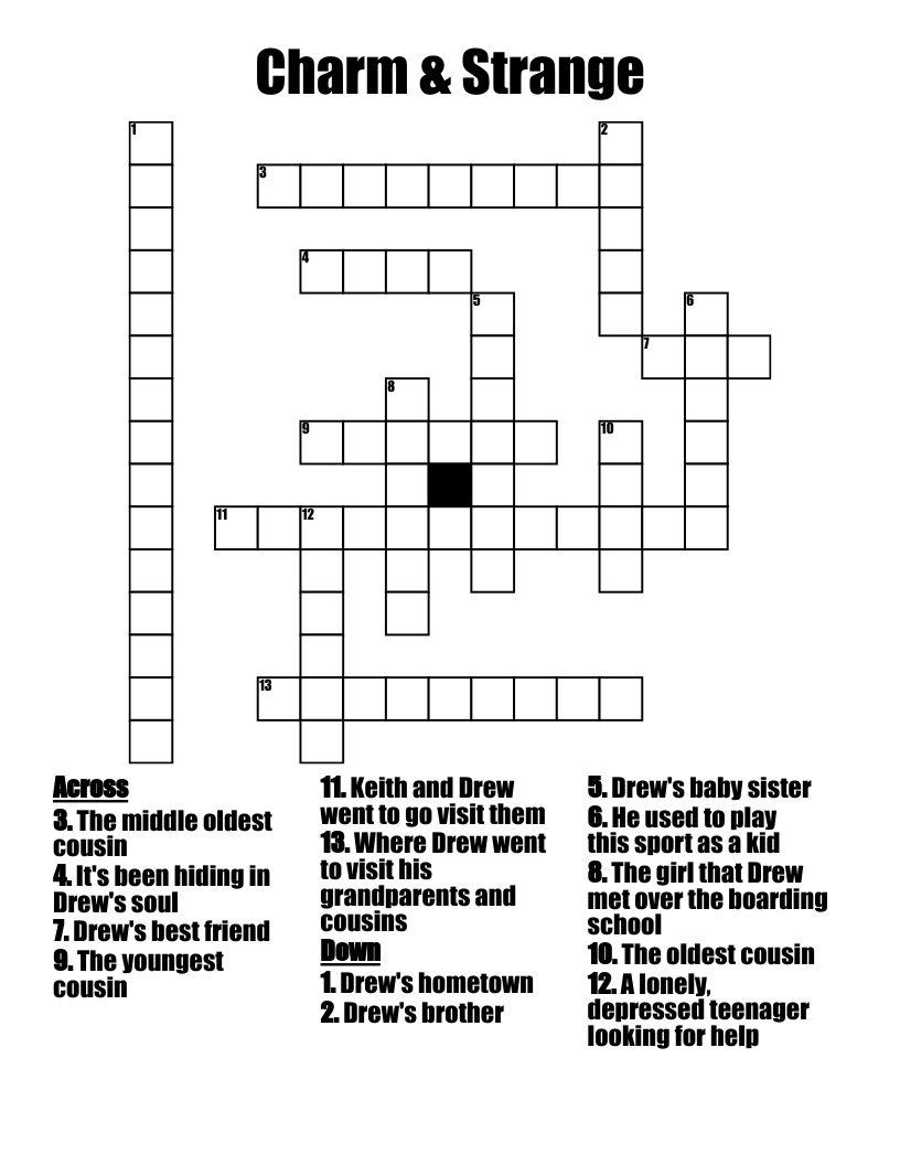 Charm & Strange Crossword