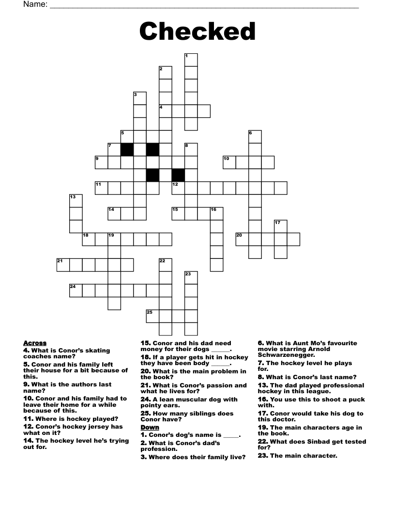 Checked Crossword
