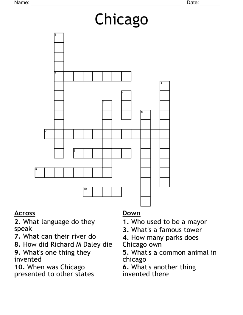 Chicago Crossword