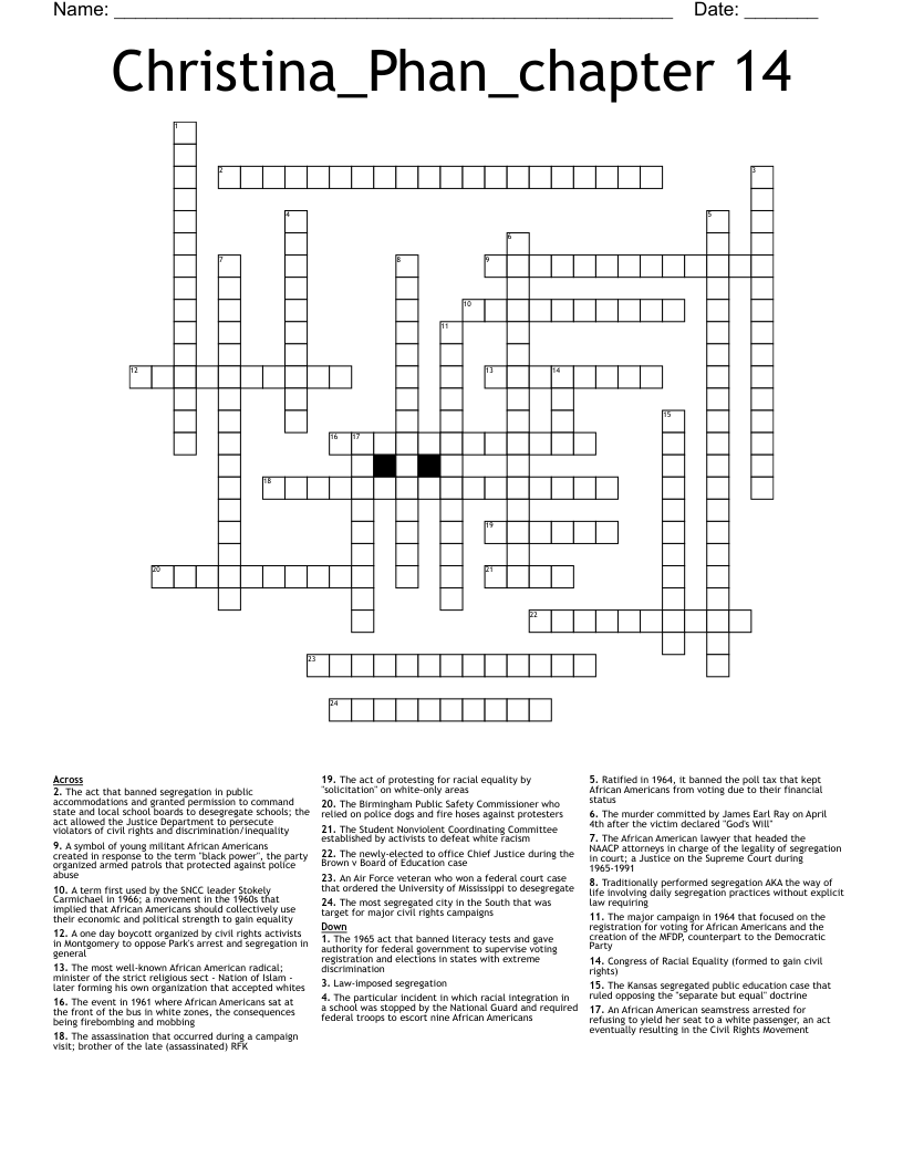 Christina_Phan_chapter 14 Crossword