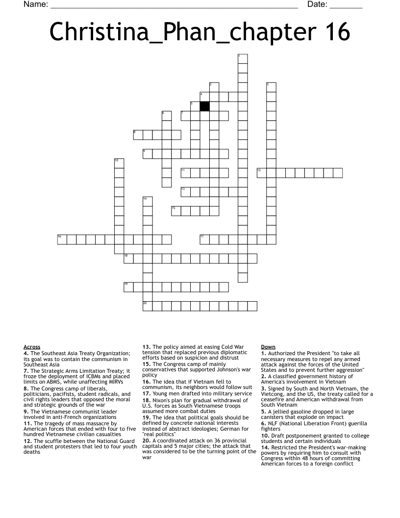 	Christina_Phan_chapter 16 Crossword