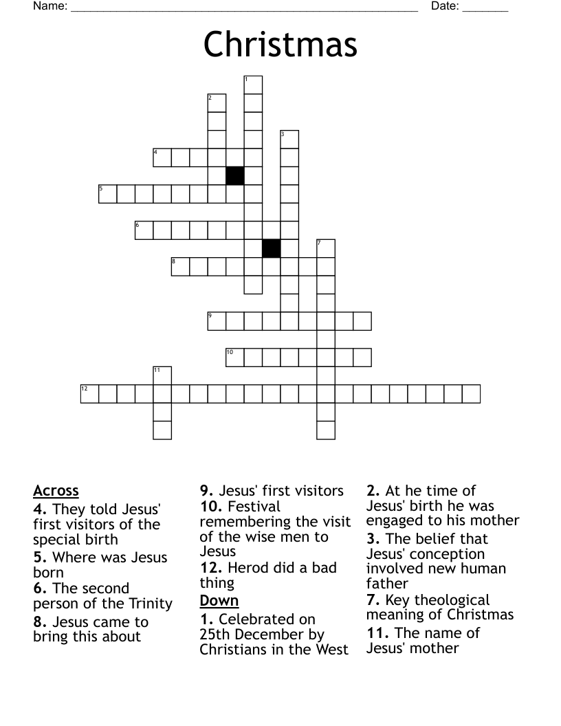 Christmas Crossword