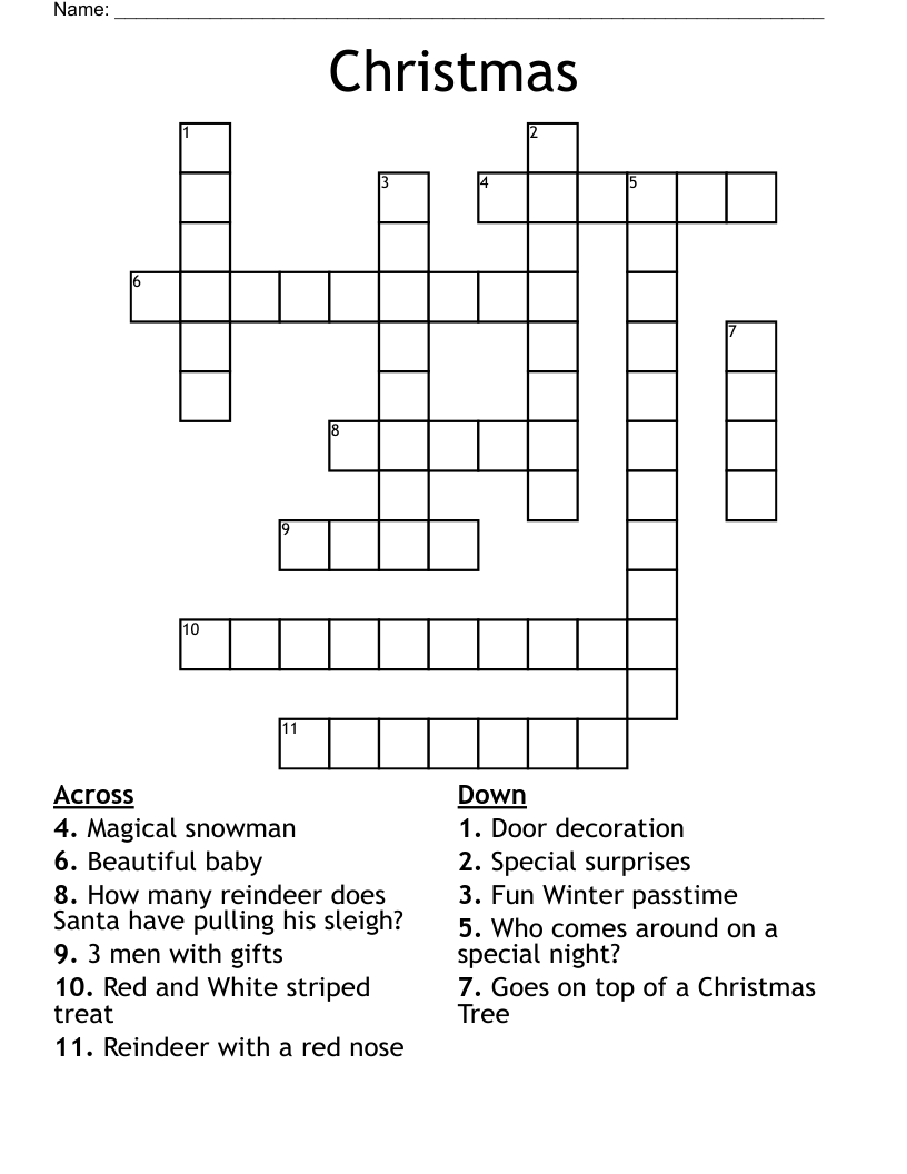 Christmas Crossword