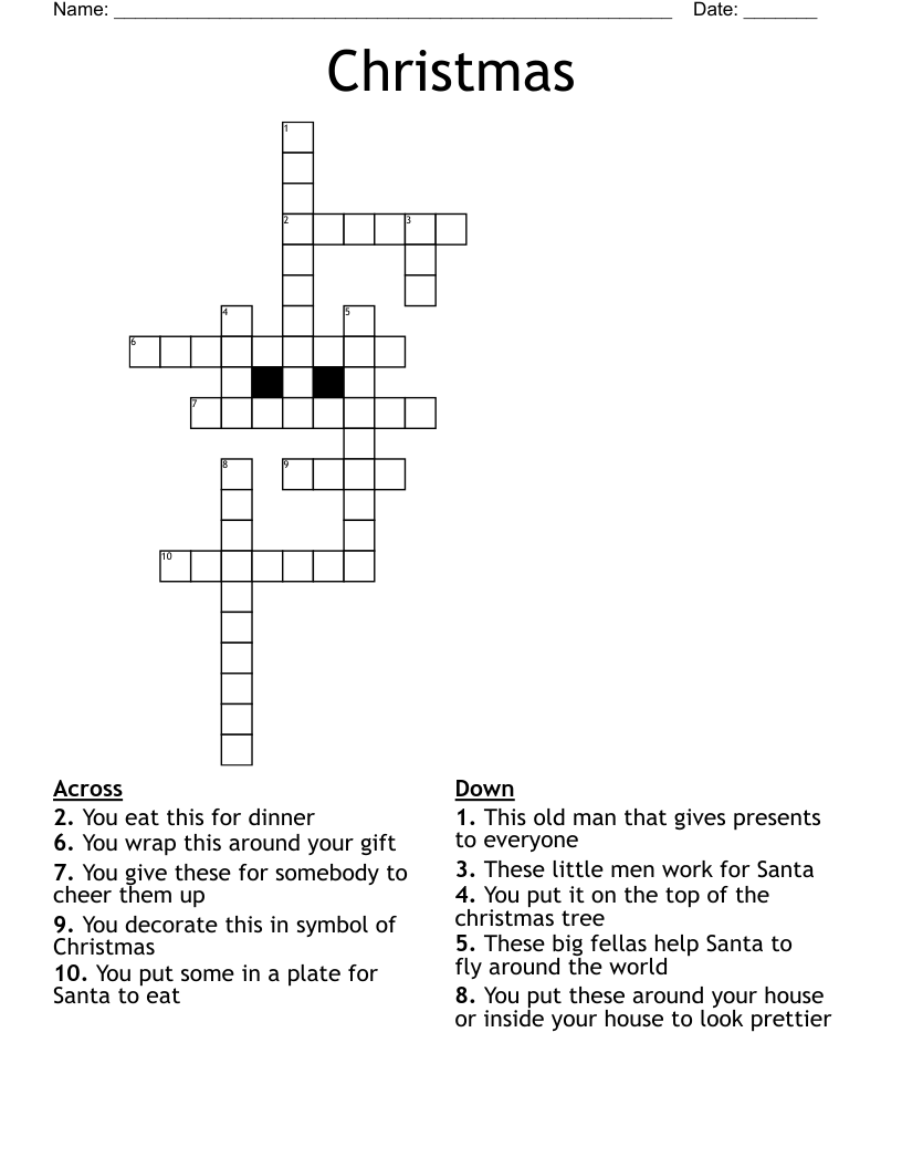 Christmas Crossword