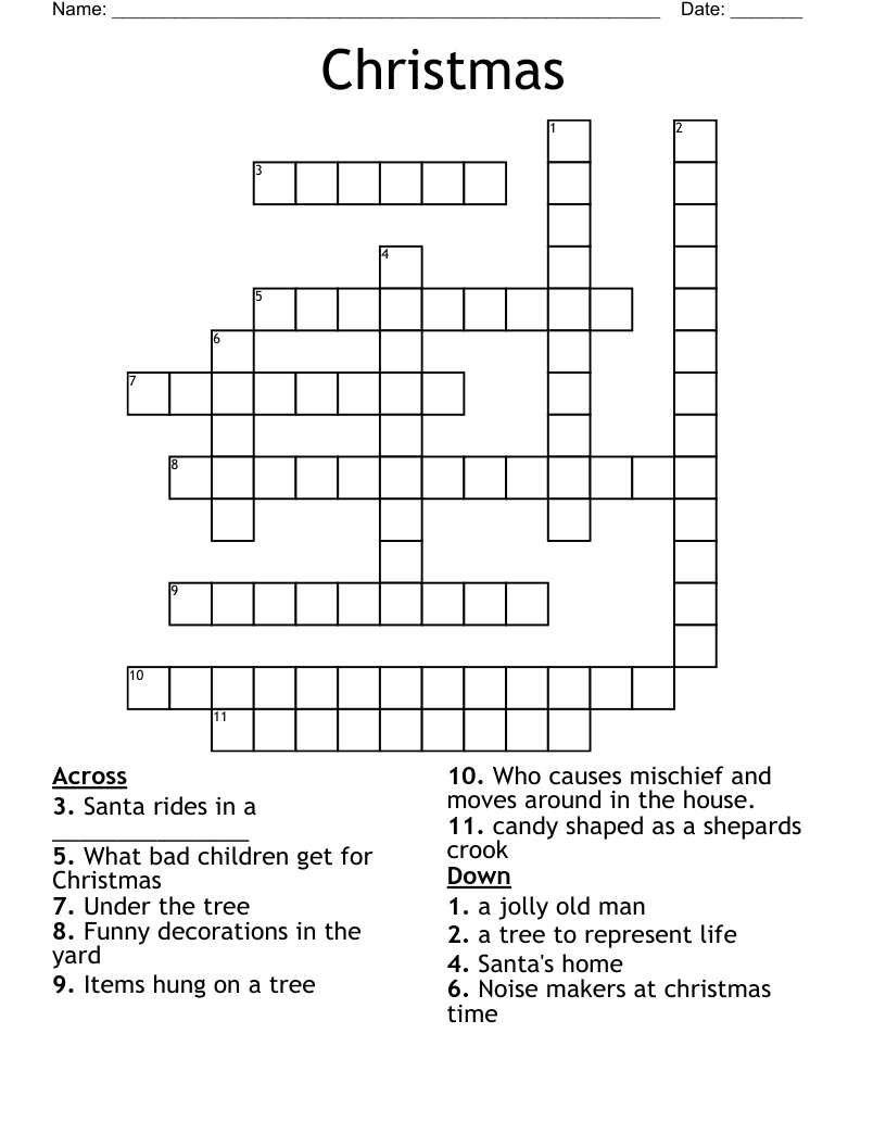 Christmas Crossword