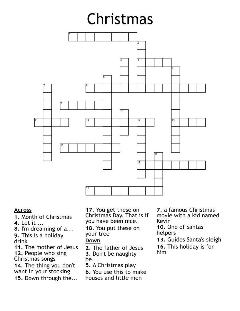 Christmas Crossword