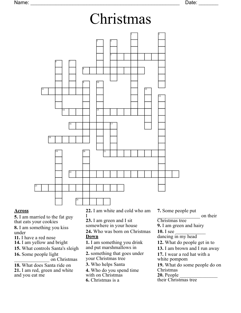 Christmas Crossword
