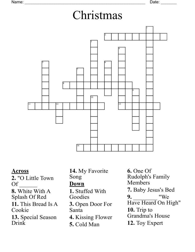 Christmas Crossword
