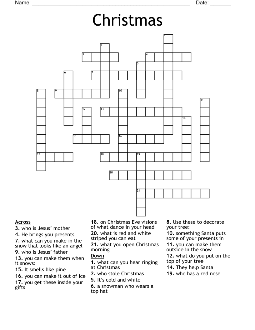 Christmas Crossword