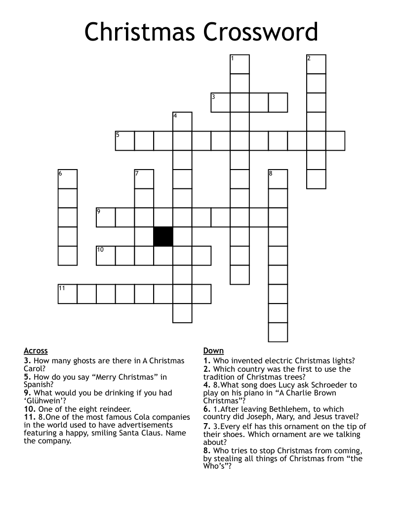 Christmas Crossword
