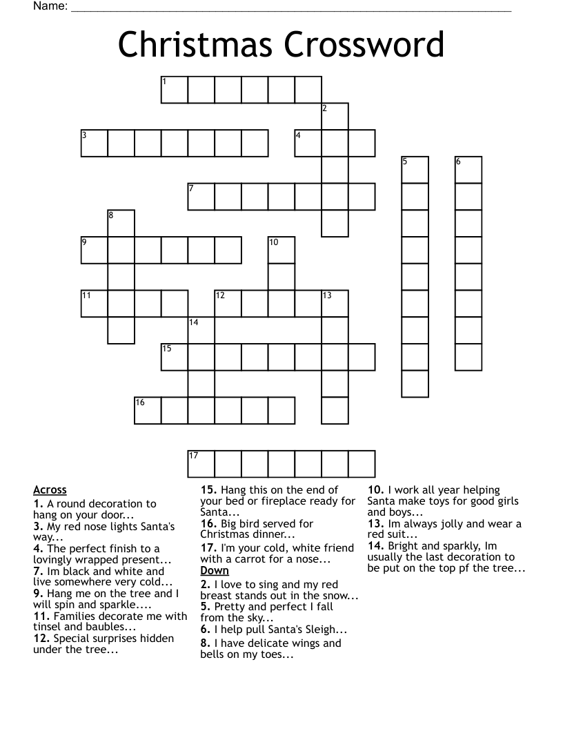 Christmas Crossword