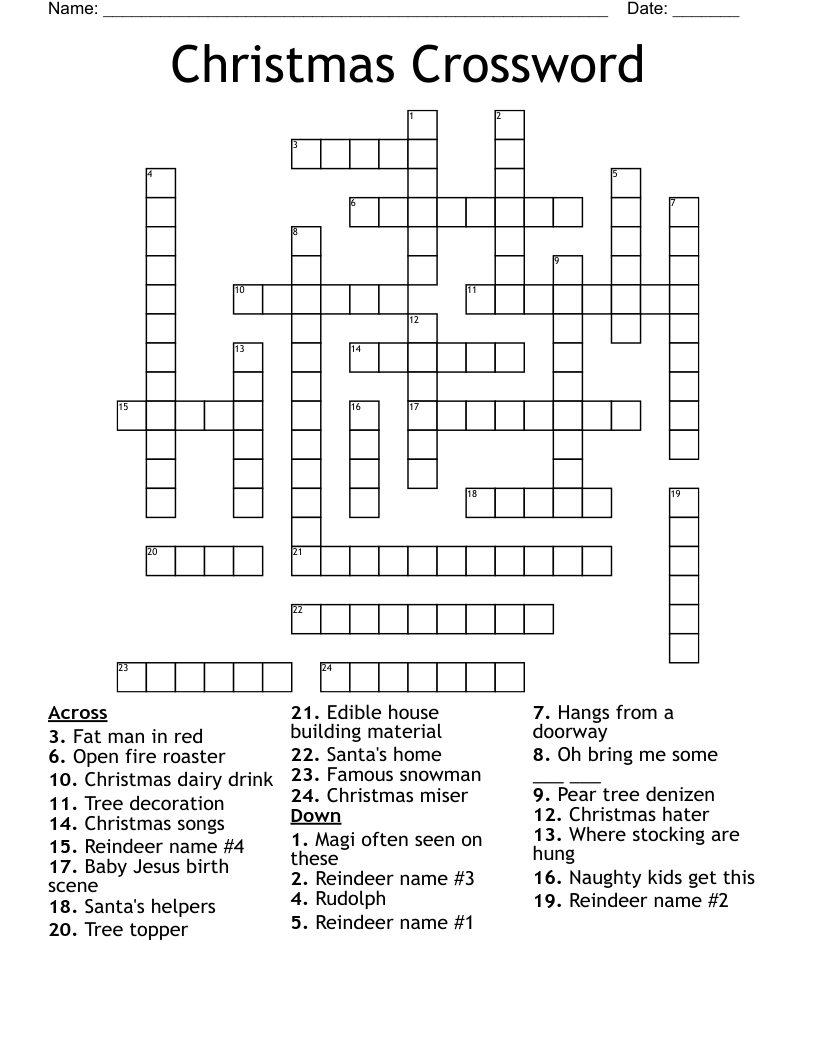 Christmas Crossword