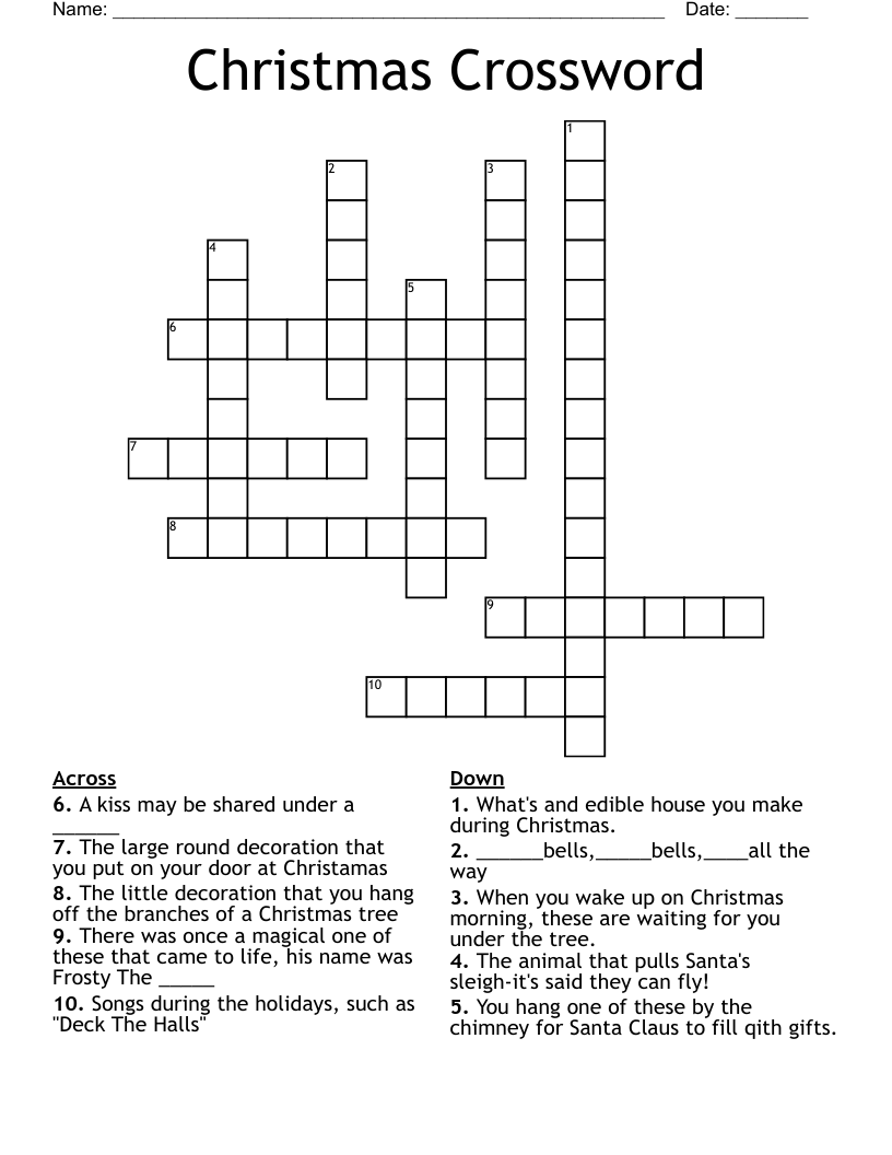 Christmas Crossword