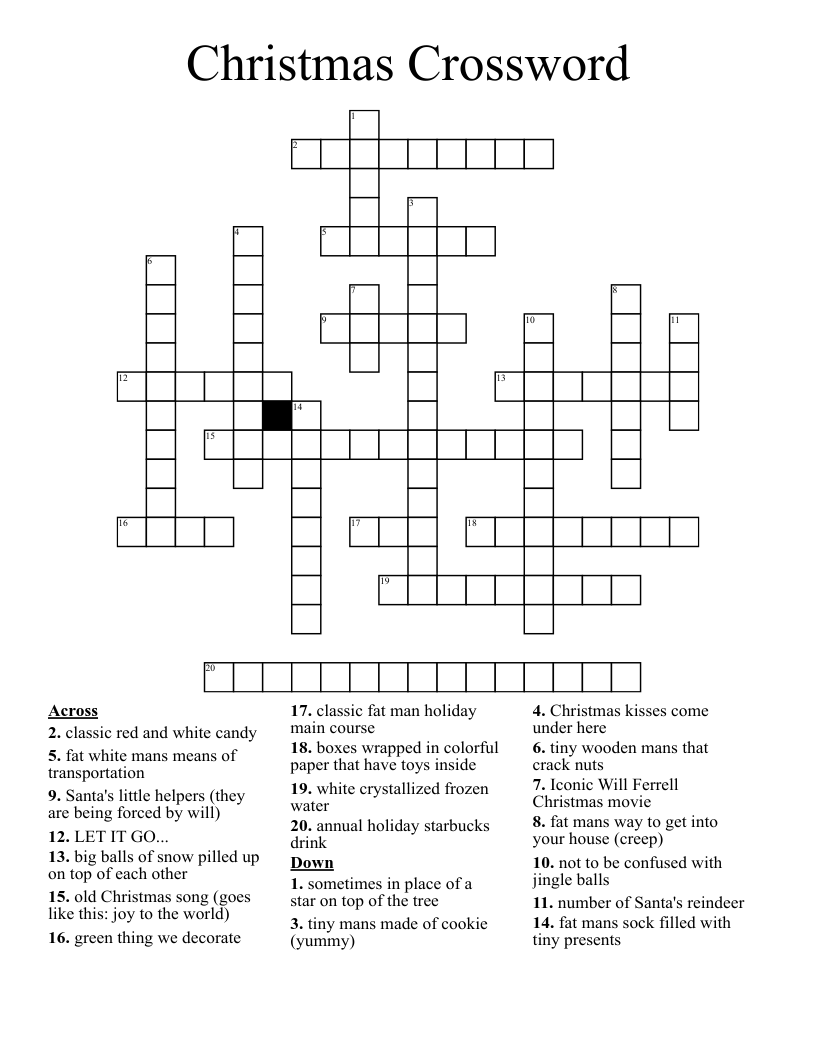 Christmas Crossword