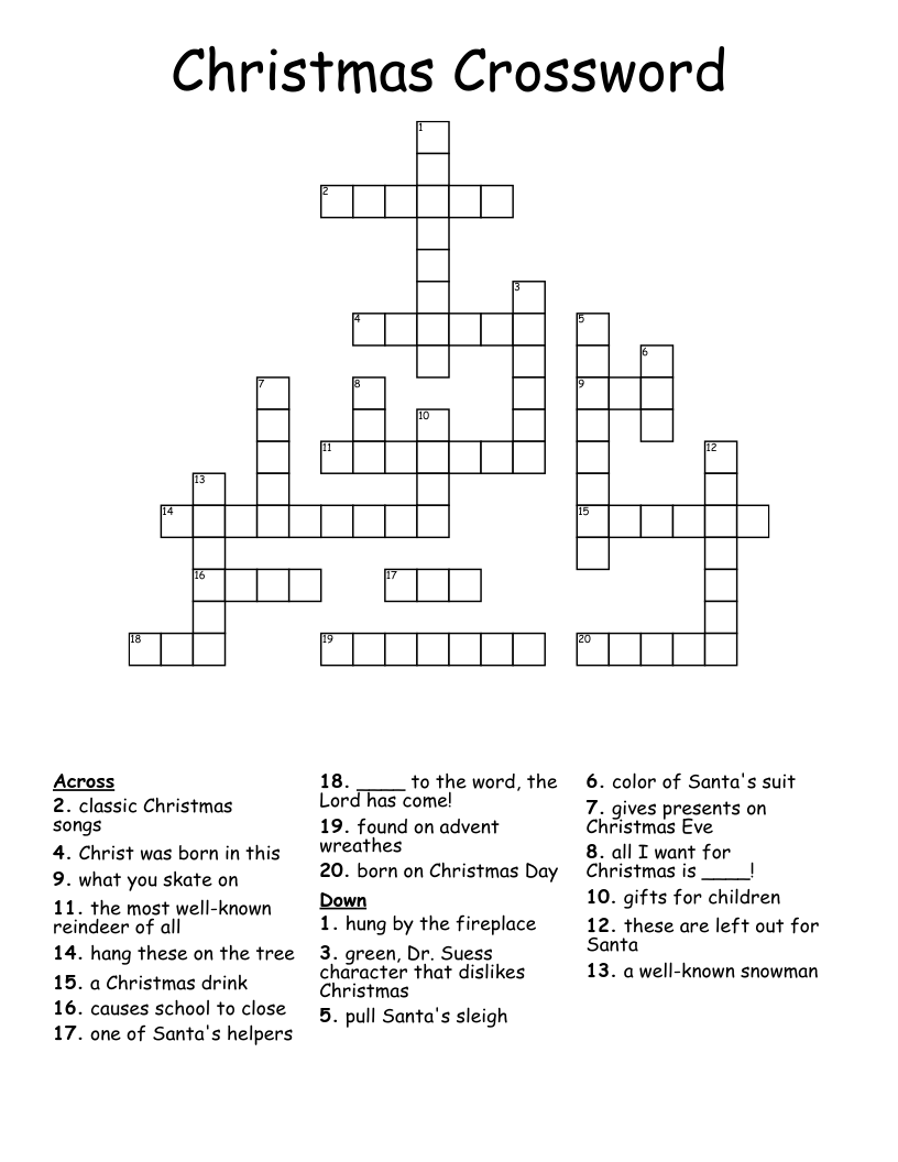 Christmas Crossword