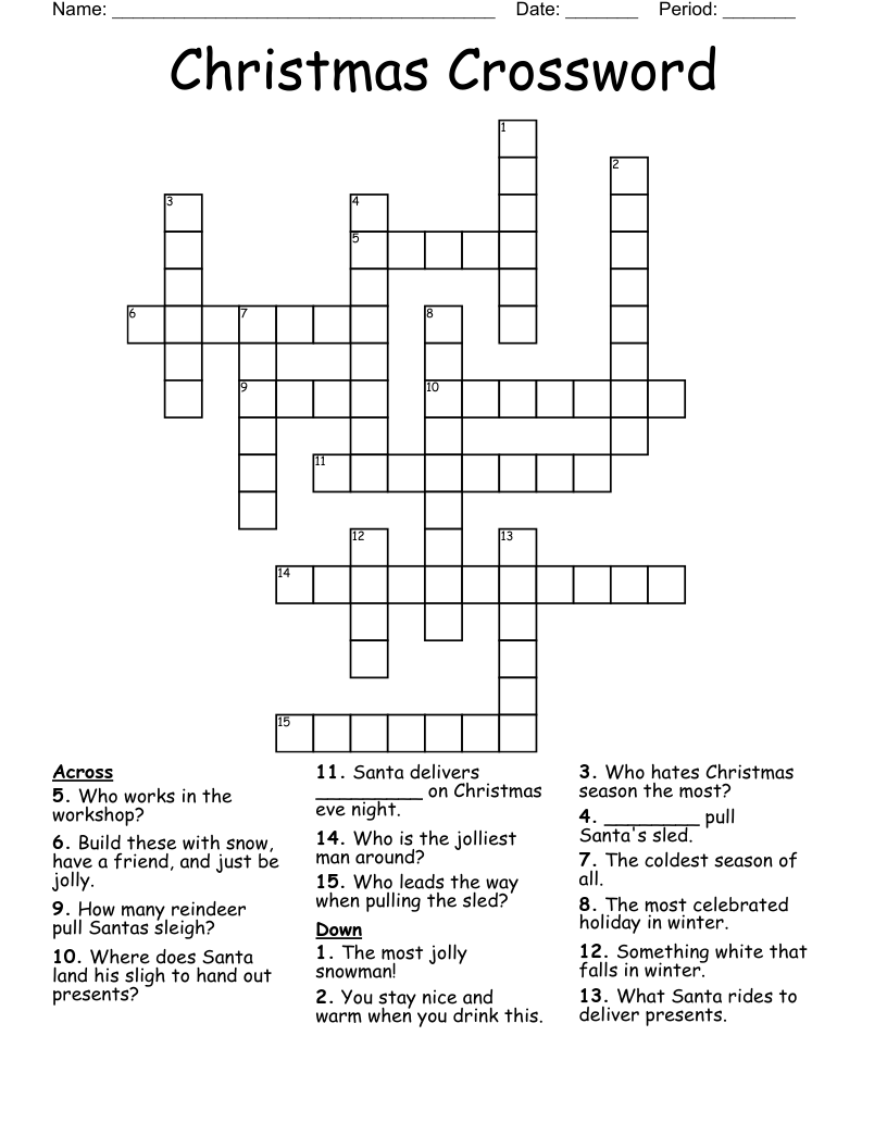 Christmas Crossword