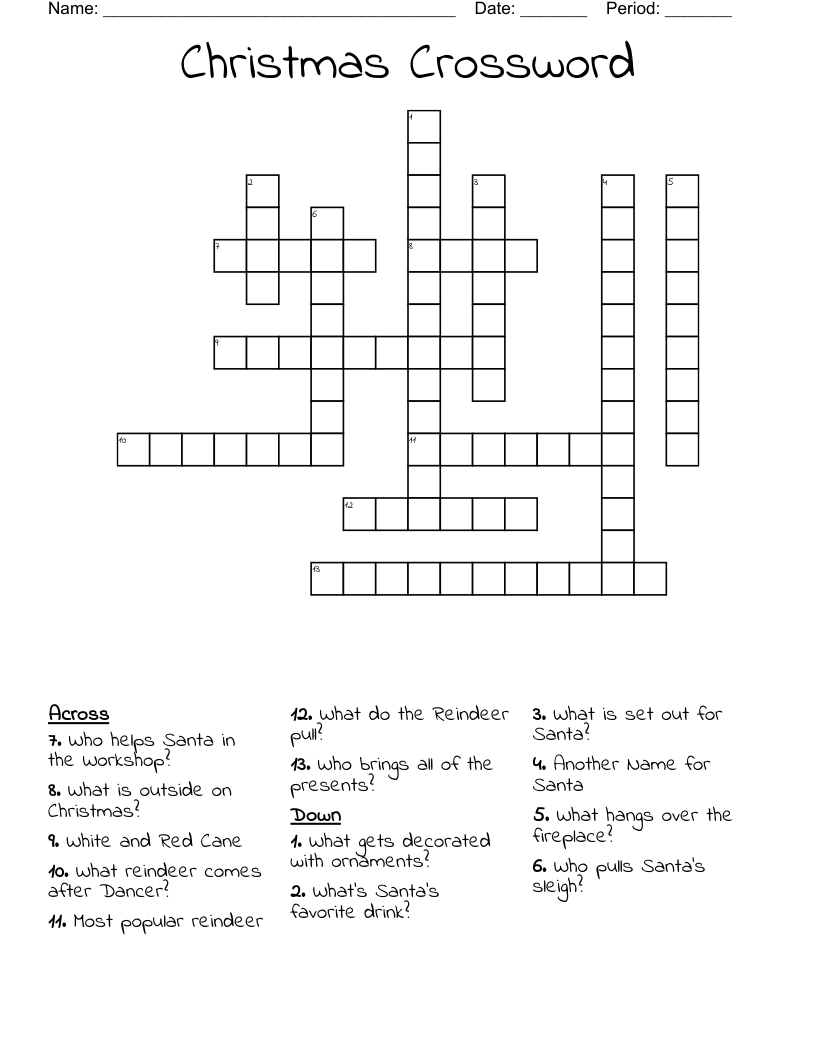 Christmas Crossword