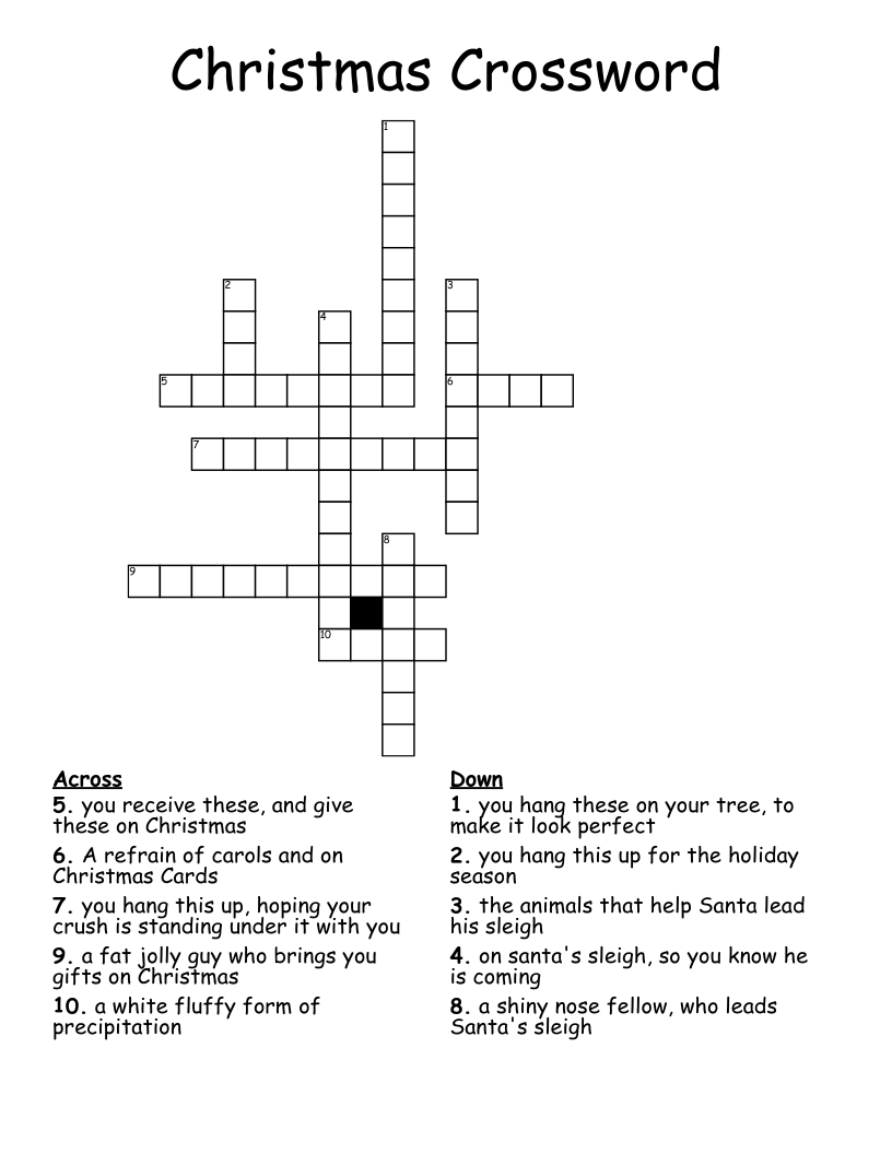 Christmas Crossword