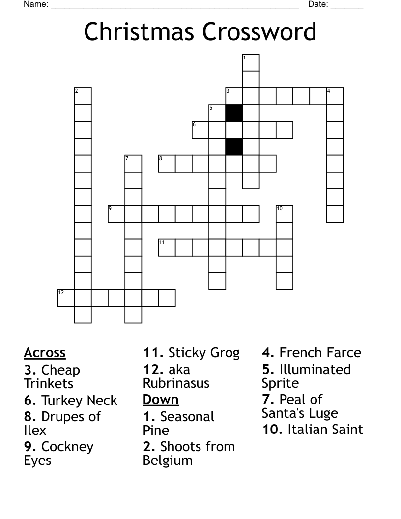 Christmas Crossword