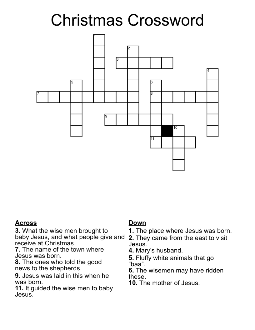 Christmas Crossword
