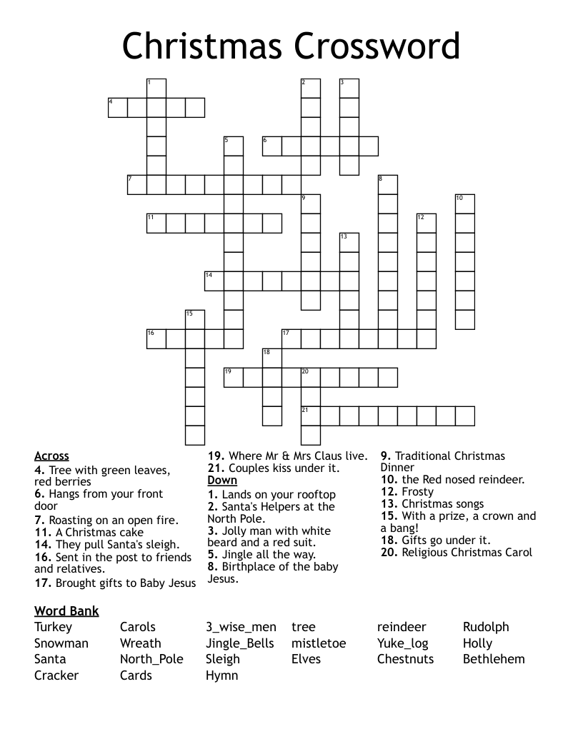 Christmas Crossword