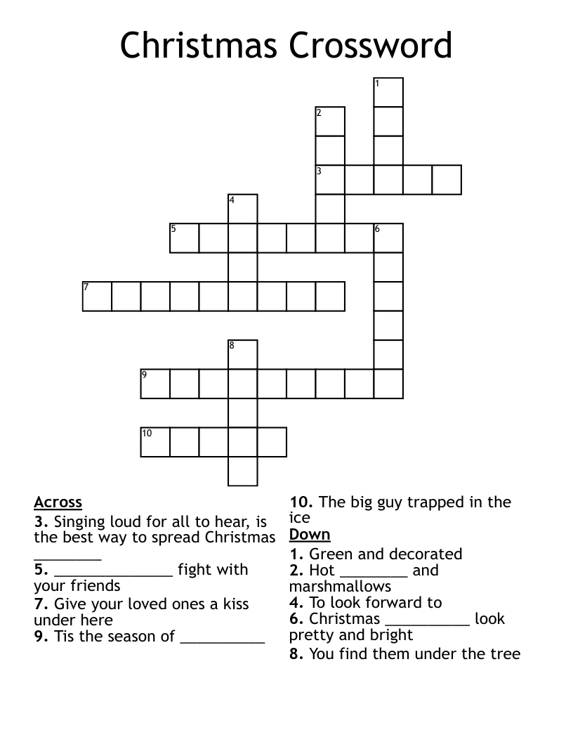 Christmas Crossword